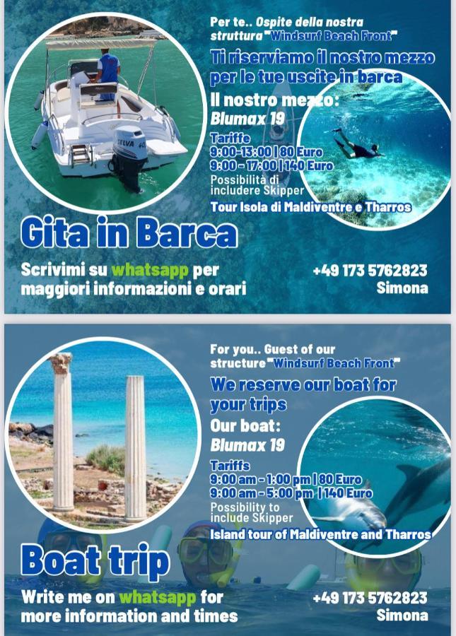 Windsurf Beach Front Torre Grande Dış mekan fotoğraf